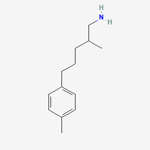 2-Methyl-5-(4-methylphenyl)pentan-1-amine