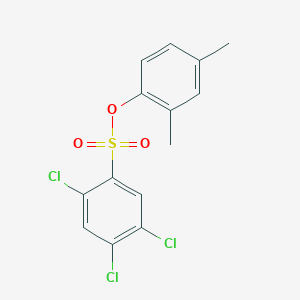 molecular formula C14H11Cl3O3S B2702924 2,4-Dimethylphenyl 2,4,5-trichlorobenzene-1-sulfonate CAS No. 2380191-15-9