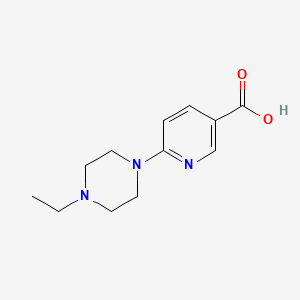 molecular formula C12H17N3O2 B2702952 6-(4-Ethylpiperazin-1-yl)pyridine-3-carboxylic acid CAS No. 951626-87-2