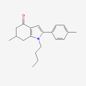1-Butyl-6-methyl-2-(4-methylphenyl)-5,6,7-trihydroindol-4-one