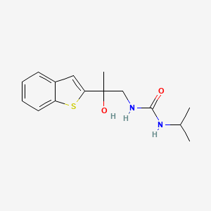 1-(2-(Benzo[b]thiophen-2-yl)-2-hydroxypropyl)-3-isopropylurea