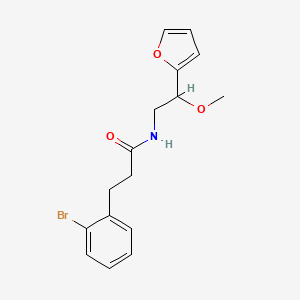 3-(2-bromophenyl)-N-(2-(furan-2-yl)-2-methoxyethyl)propanamide