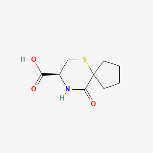 (8S)-10-Oxo-6-thia-9-azaspiro[4.5]decane-8-carboxylic acid