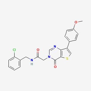N-(2-chlorobenzyl)-2-[7-(4-methoxyphenyl)-4-oxothieno[3,2-d]pyrimidin-3(4H)-yl]acetamide