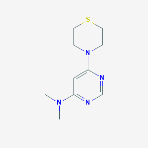 N,N-dimethyl-6-thiomorpholinopyrimidin-4-amine