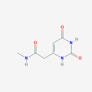 molecular formula C7H9N3O3 B2703055 2-(2,4-二氧代-1H-嘧啶-6-基)-N-甲基乙酰胺 CAS No. 868228-69-7