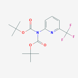 tert-Butyl N-[(tert-butoxy)carbonyl]-N-[6-(trifluoromethyl)pyridin-2-yl]carbamate