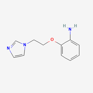 2-[2-(1H-imidazol-1-yl)ethoxy]aniline