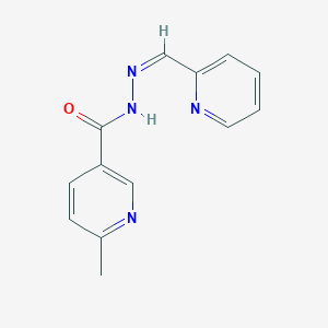 6-methyl-N-[(Z)-pyridin-2-ylmethylideneamino]pyridine-3-carboxamide