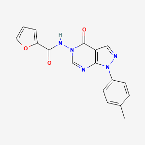 N-(4-oxo-1-(p-tolyl)-1H-pyrazolo[3,4-d]pyrimidin-5(4H)-yl)furan-2-carboxamide