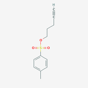 molecular formula C12H14O3S B027032 戊-4-炔-1-基 4-甲苯磺酸酯 CAS No. 77758-50-0