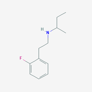 molecular formula C12H18FN B2703203 (Butan-2-yl)[2-(2-fluorophenyl)ethyl]amine CAS No. 1019530-90-5