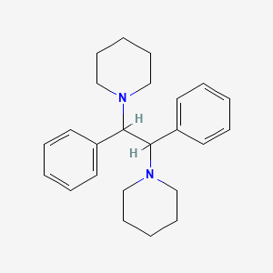 molecular formula C24H32N2 B2703226 Ethane, 1,2-Diphenyl-1,2-di(1-piperidyl)- CAS No. 35278-85-4