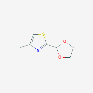 2-(1,3-Dioxolan-2-yl)-4-methyl-1,3-thiazole