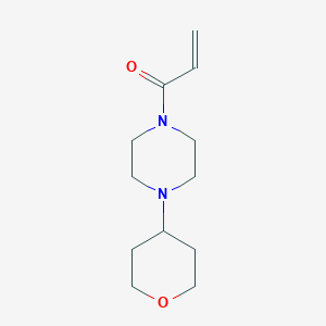 1-[4-(Oxan-4-yl)piperazin-1-yl]prop-2-en-1-one