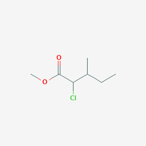molecular formula C7H13ClO2 B2703315 Methyl 2-chloro-3-methylpentanoate CAS No. 55905-15-2