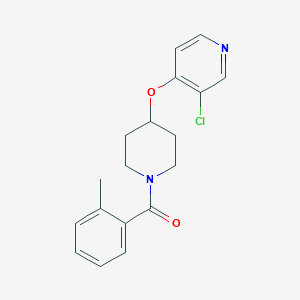 (4-((3-Chloropyridin-4-yl)oxy)piperidin-1-yl)(o-tolyl)methanone