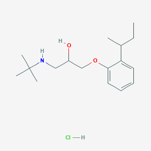 1-(2-(Sec-butyl)phenoxy)-3-(tert-butylamino)propan-2-ol hydrochloride