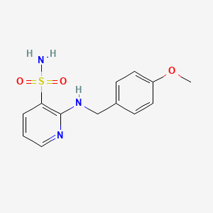 2-[(4-Methoxybenzyl)amino]pyridine-3-sulfonamide