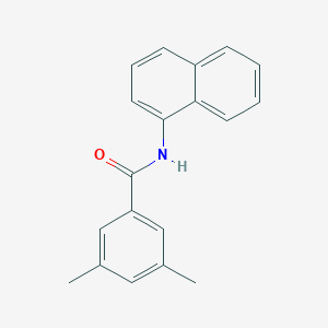 molecular formula C19H17NO B270334 3,5-dimethyl-N-(1-naphthyl)benzamide 
