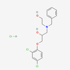 1-(Benzyl(2-hydroxyethyl)amino)-3-(2,4-dichlorophenoxy)propan-2-ol hydrochloride