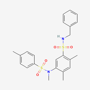 N-benzyl-5-(N,4-dimethylphenylsulfonamido)-2,4-dimethylbenzenesulfonamide