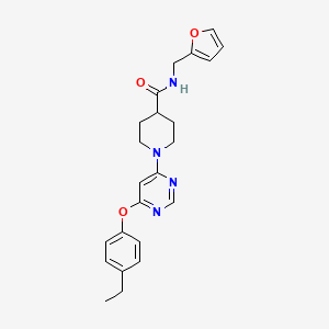 1-(6-(4-ethylphenoxy)pyrimidin-4-yl)-N-(furan-2-ylmethyl)piperidine-4-carboxamide