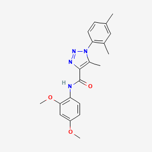 N-(2,4-dimethoxyphenyl)-1-(2,4-dimethylphenyl)-5-methyl-1H-1,2,3-triazole-4-carboxamide