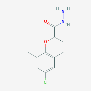 molecular formula C11H15ClN2O2 B2703371 2-(4-氯-2,6-二甲基苯氧基)丙酰肼 CAS No. 731003-68-2