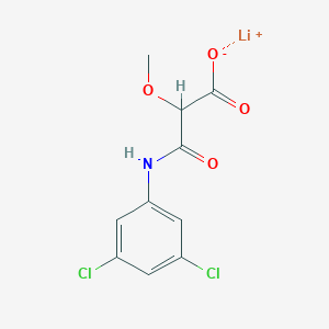 Lithium;3-(3,5-dichloroanilino)-2-methoxy-3-oxopropanoate