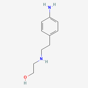 2-{[2-(4-Aminophenyl)ethyl]amino}ethan-1-ol