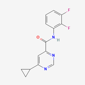 6-Cyclopropyl-N-(2,3-difluorophenyl)pyrimidine-4-carboxamide
