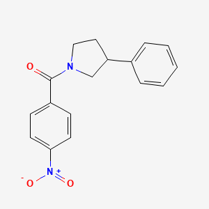 1-(4-Nitrobenzoyl)-3-phenylpyrrolidine