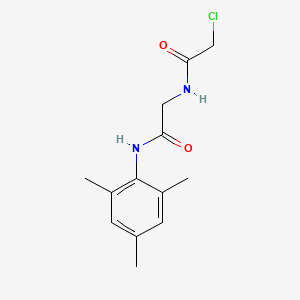 molecular formula C13H17ClN2O2 B2703415 2-氯-N-[2-(二甲基苯基)氨基-2-氧代乙基]乙酰胺 CAS No. 757220-30-7