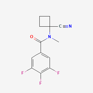 N-(1-cyanocyclobutyl)-3,4,5-trifluoro-N-methylbenzamide