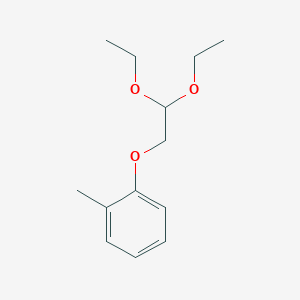 molecular formula C13H20O3 B2703443 2-(2,2-二乙氧基乙氧基)甲苯 CAS No. 117516-63-9
