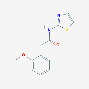 molecular formula C12H12N2O2S B270346 2-(2-Methoxyphenyl)-N-(1,3-thiazol-2-yl)acetamide 
