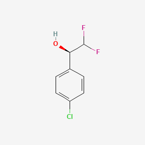 1-(4-Chlorophenyl)-2,2-difluoroethan-1-ol