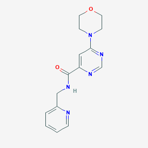 6-morpholino-N-(pyridin-2-ylmethyl)pyrimidine-4-carboxamide