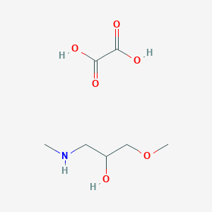 (2-Hydroxy-3-methoxypropyl)(methyl)amine; oxalic acid