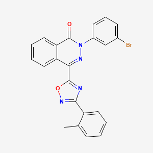 2-(3-bromophenyl)-4-[3-(2-methylphenyl)-1,2,4-oxadiazol-5-yl]phthalazin-1(2H)-one