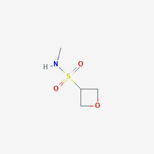 molecular formula C4H9NO3S B2703612 N-Methyloxetane-3-sulfonamide CAS No. 1707583-10-5