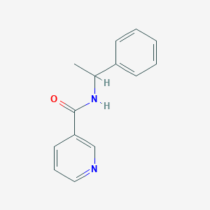 molecular formula C14H14N2O B270365 N-(1-phenylethyl)nicotinamide 
