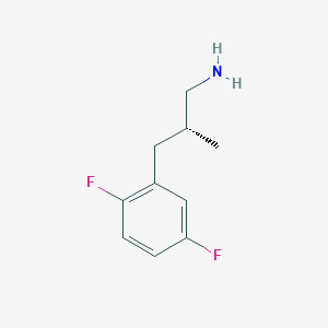 molecular formula C10H13F2N B2703654 (2R)-3-(2,5-Difluorophenyl)-2-methylpropan-1-amine CAS No. 2248198-51-6