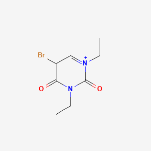 molecular formula C8H11BrN2O2 B2703666 5-溴-1,3-二乙基-1,2,3,4-四氢嘧啶-2,4-二酮 CAS No. 154127-52-3