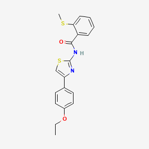 N-(4-(4-ethoxyphenyl)thiazol-2-yl)-2-(methylthio)benzamide