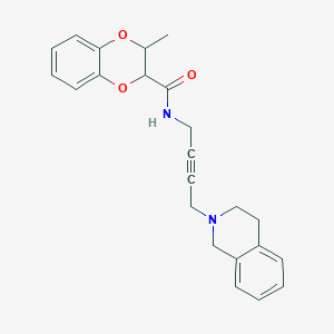 N-(4-(3,4-dihydroisoquinolin-2(1H)-yl)but-2-yn-1-yl)-3-methyl-2,3-dihydrobenzo[b][1,4]dioxine-2-carboxamide