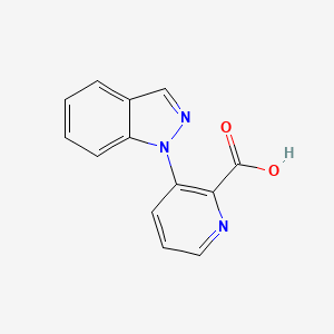 3-(1H-indazol-1-yl)pyridine-2-carboxylic acid
