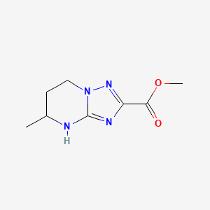 Methyl 5-methyl-4H,5H,6H,7H-[1,2,4]triazolo[1,5-a]pyrimidine-2-carboxylate