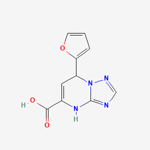 7-(Furan-2-yl)-4,7-dihydro[1,2,4]triazolo[1,5-a]pyrimidine-5-carboxylic acid